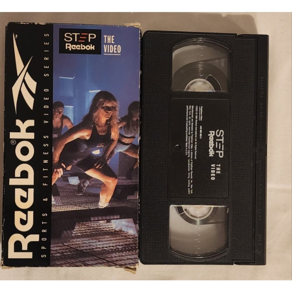 STEP Reebok The Video VHS Vintage Fitness Workout Tape
